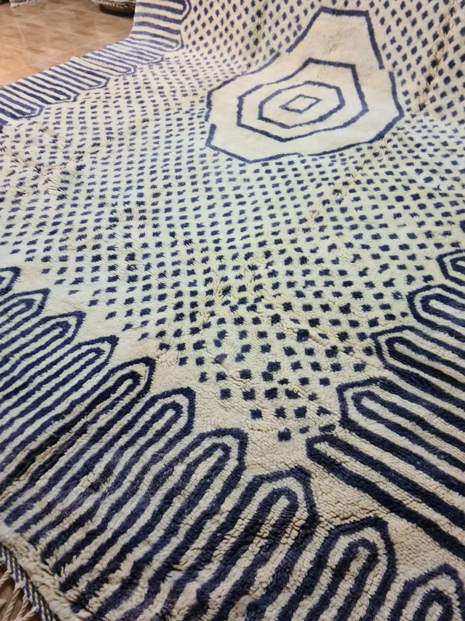 Nour — Mrirt Moroccan Rug, detail view 3 of 4