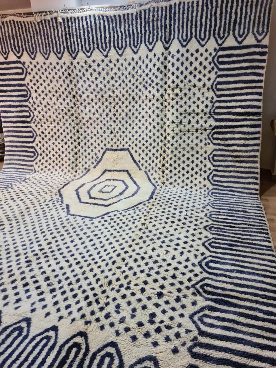Nour — Mrirt Moroccan Rug, detail view 4 of 4
