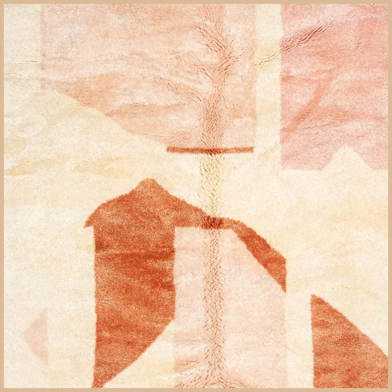 Halima — Contemporary Moroccan Rug, detail view 2 of 3