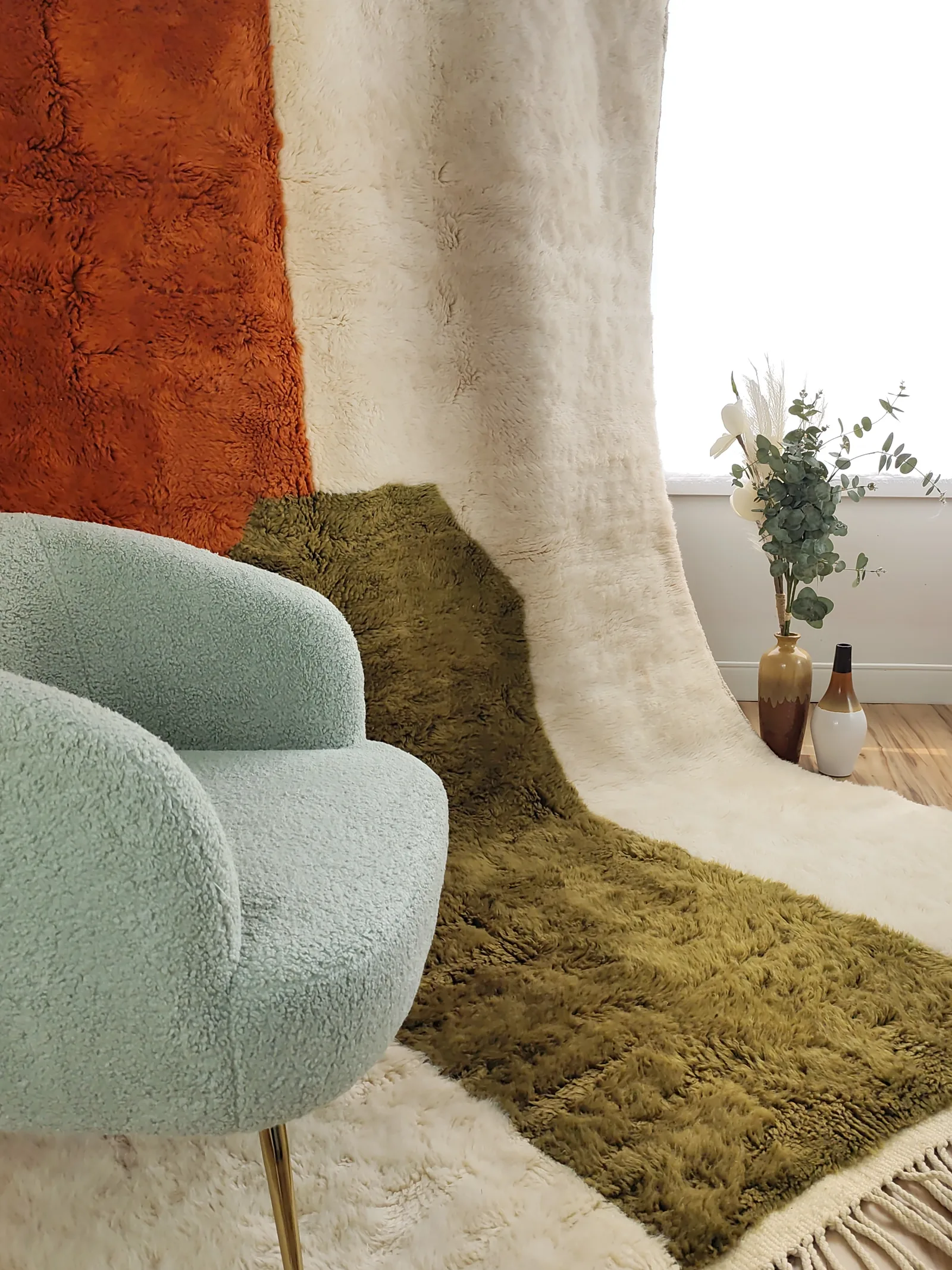 Dihya — Contemporary Moroccan Rug, detail view 5 of 15