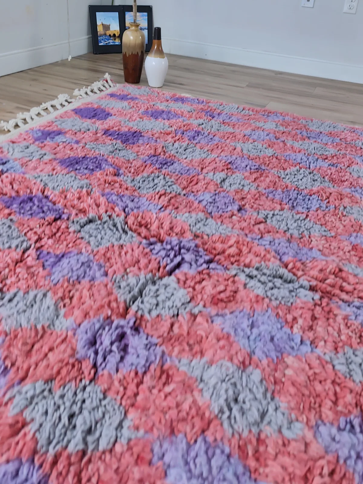 Hafsa — Beni Ourain Moroccan Rug, detail view 4 of 8