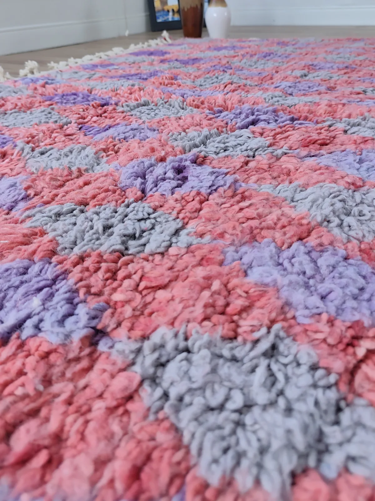 Hafsa — Beni Ourain Moroccan Rug, detail view 5 of 8