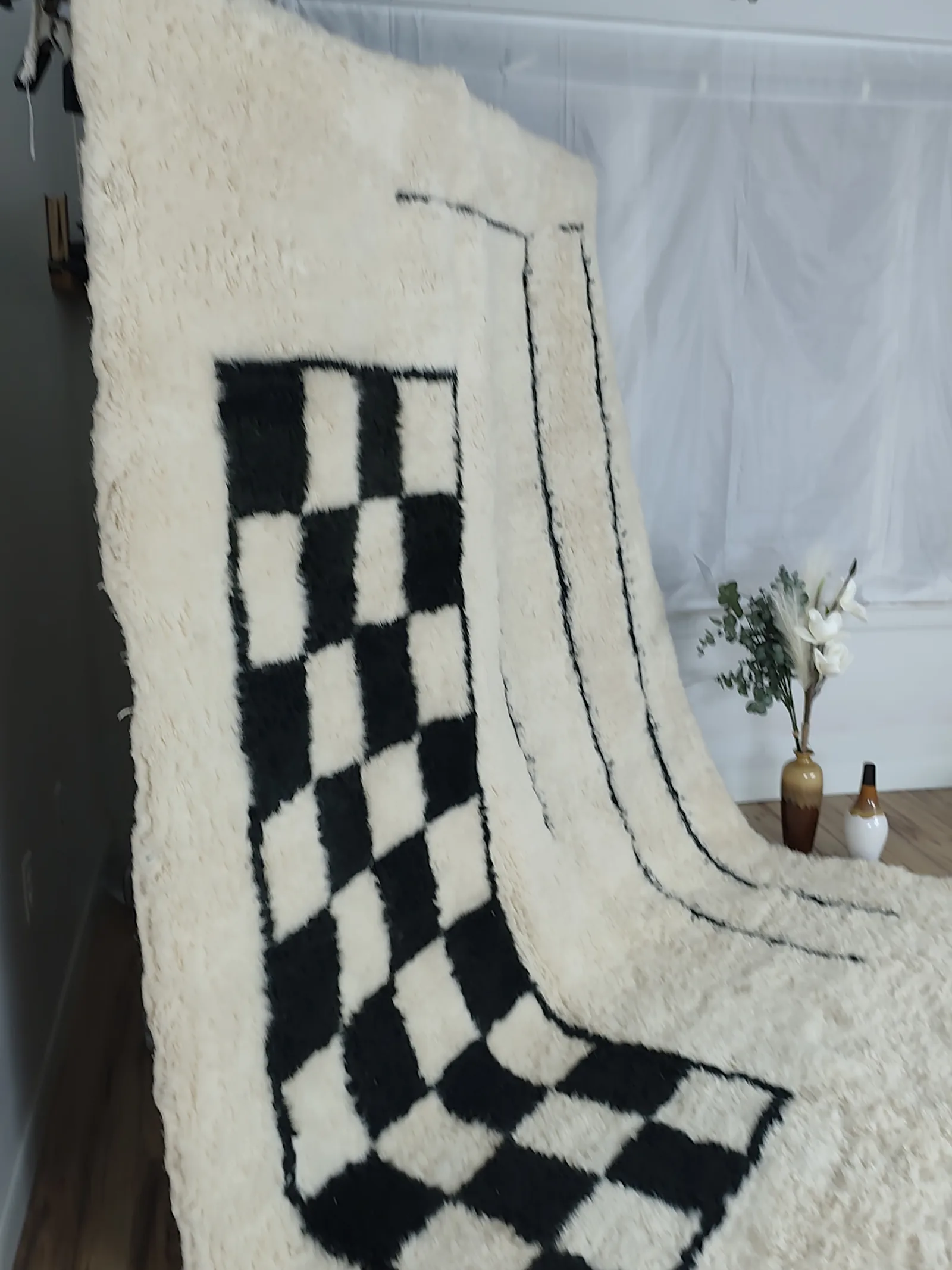 Ikram — Contemporary Moroccan Rug, detail view 18 of 21