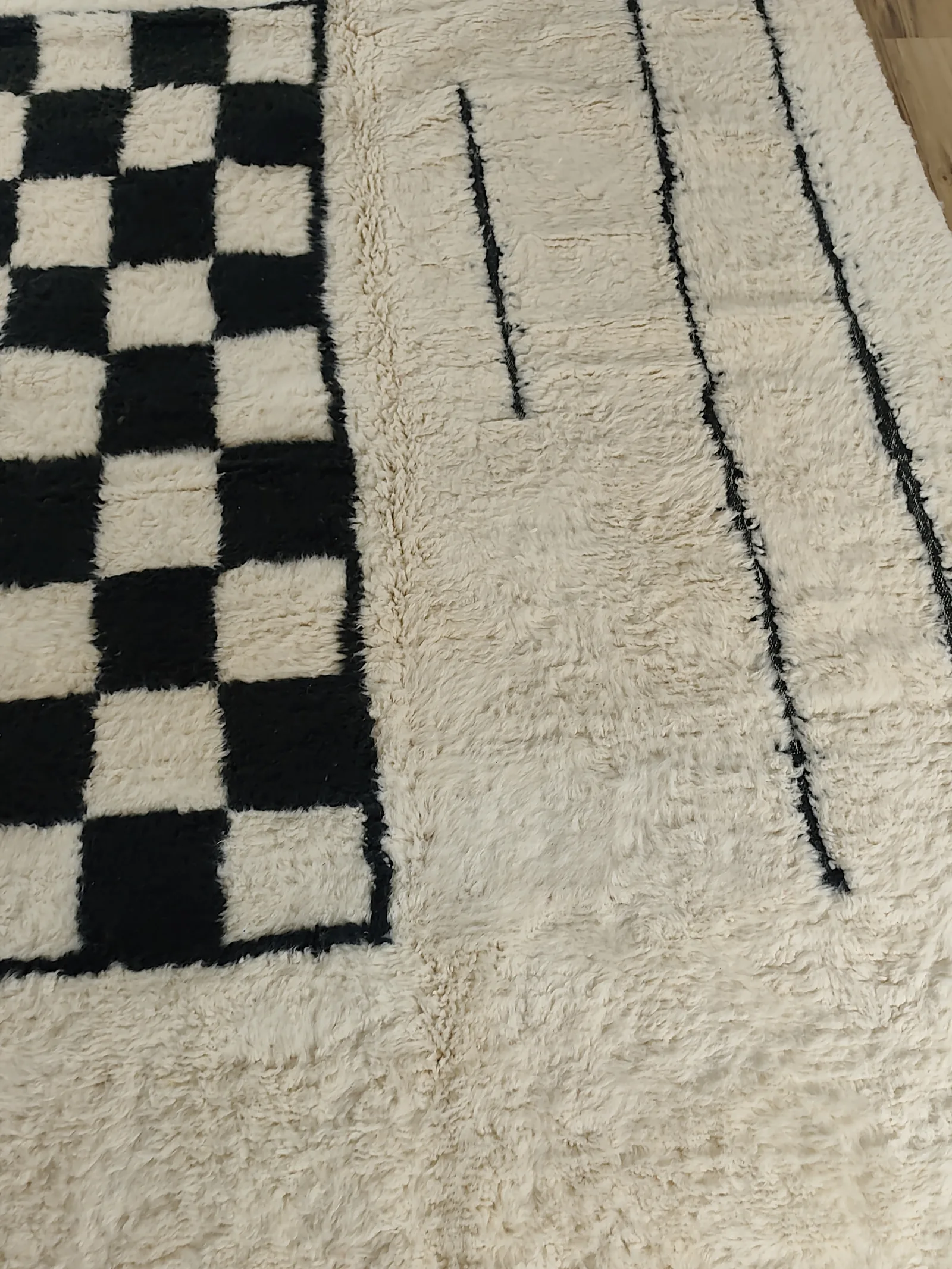Ikram — Contemporary Moroccan Rug, detail view 8 of 21