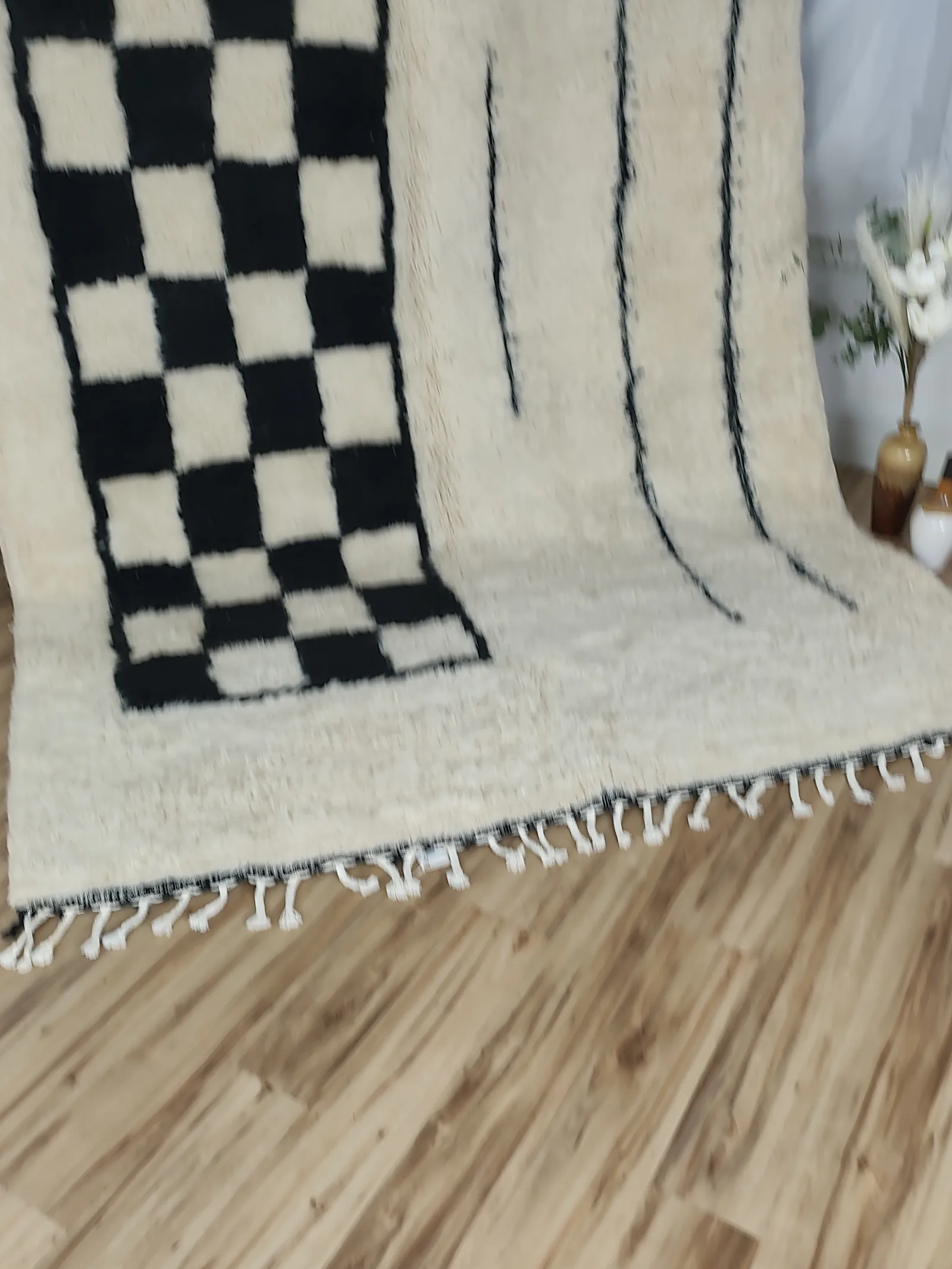 Ikram — Contemporary Moroccan Rug, detail view 17 of 21