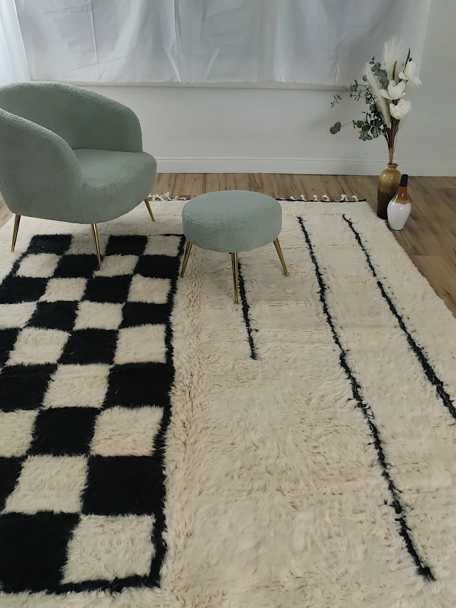 Ikram — Contemporary Moroccan Rug, detail view 21 of 21