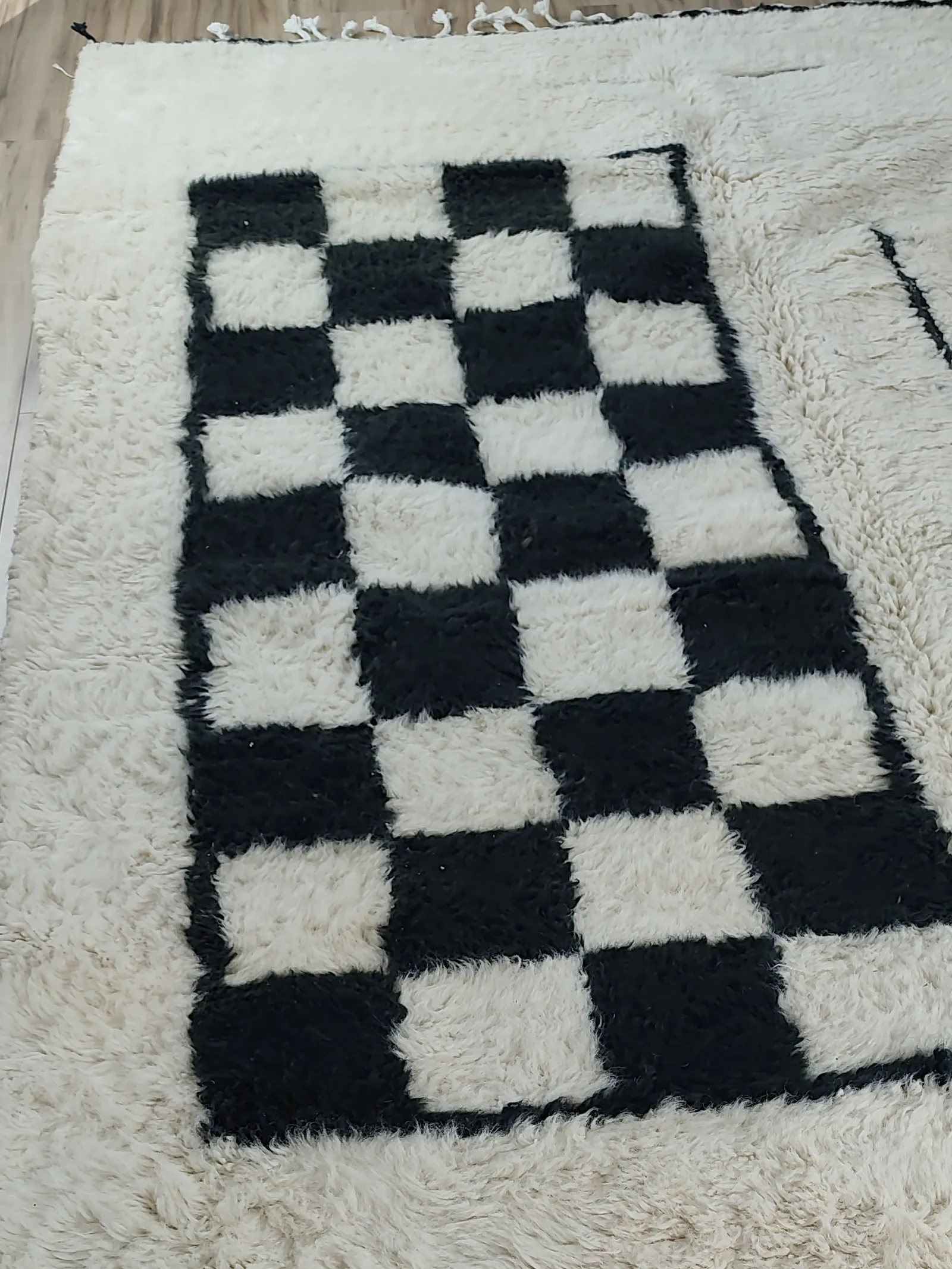 Ikram — Contemporary Moroccan Rug, detail view 4 of 21