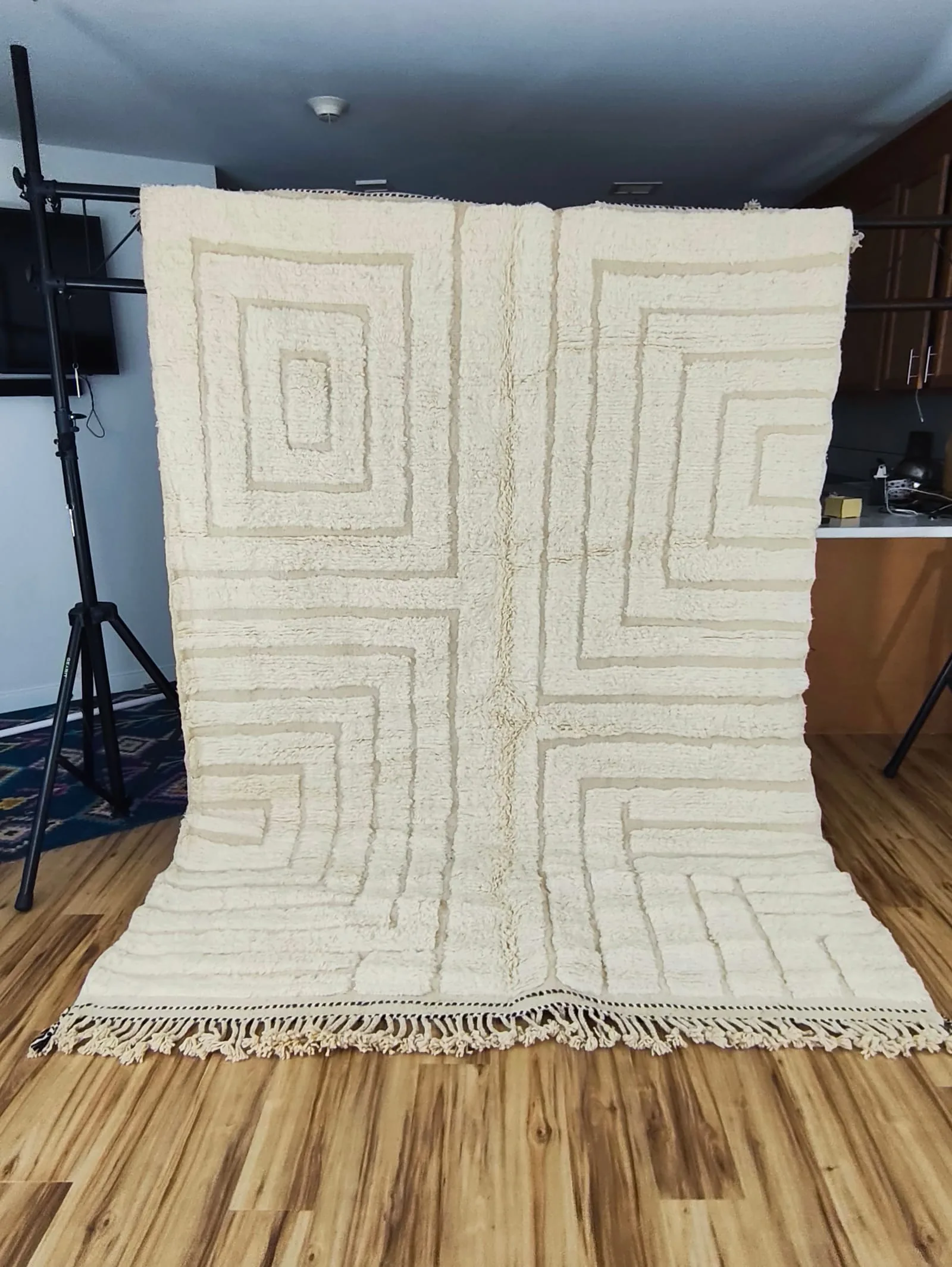 Latifa — Contemporary Moroccan Rug, detail view 2 of 9