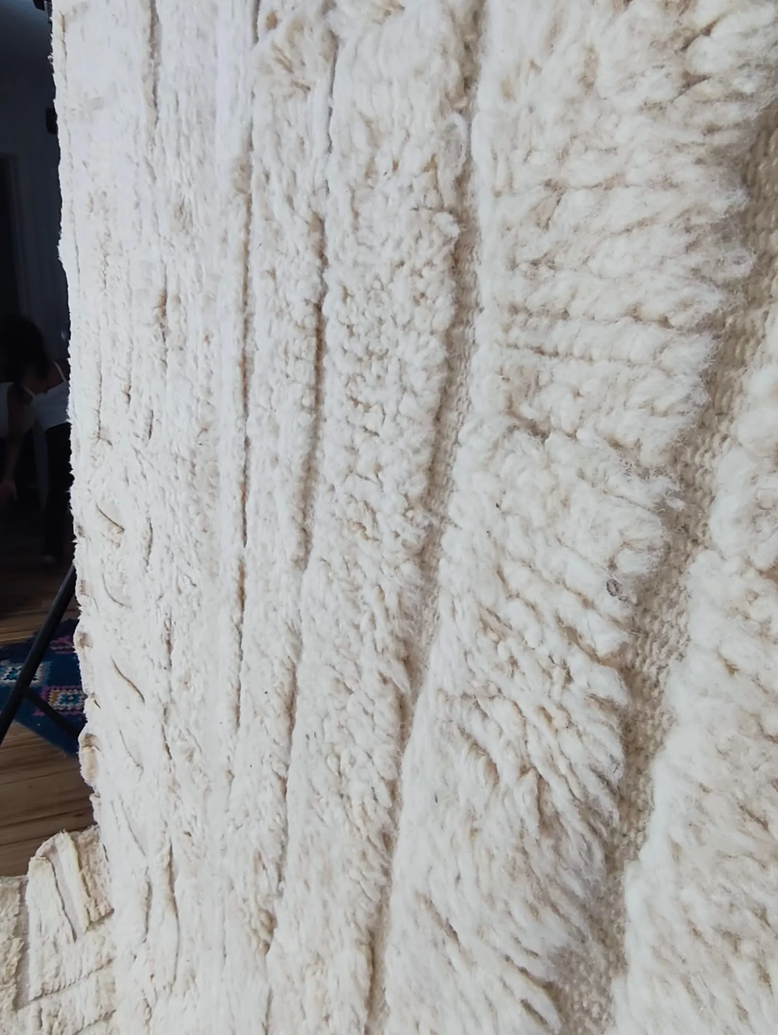 Latifa — Contemporary Moroccan Rug, detail view 4 of 9
