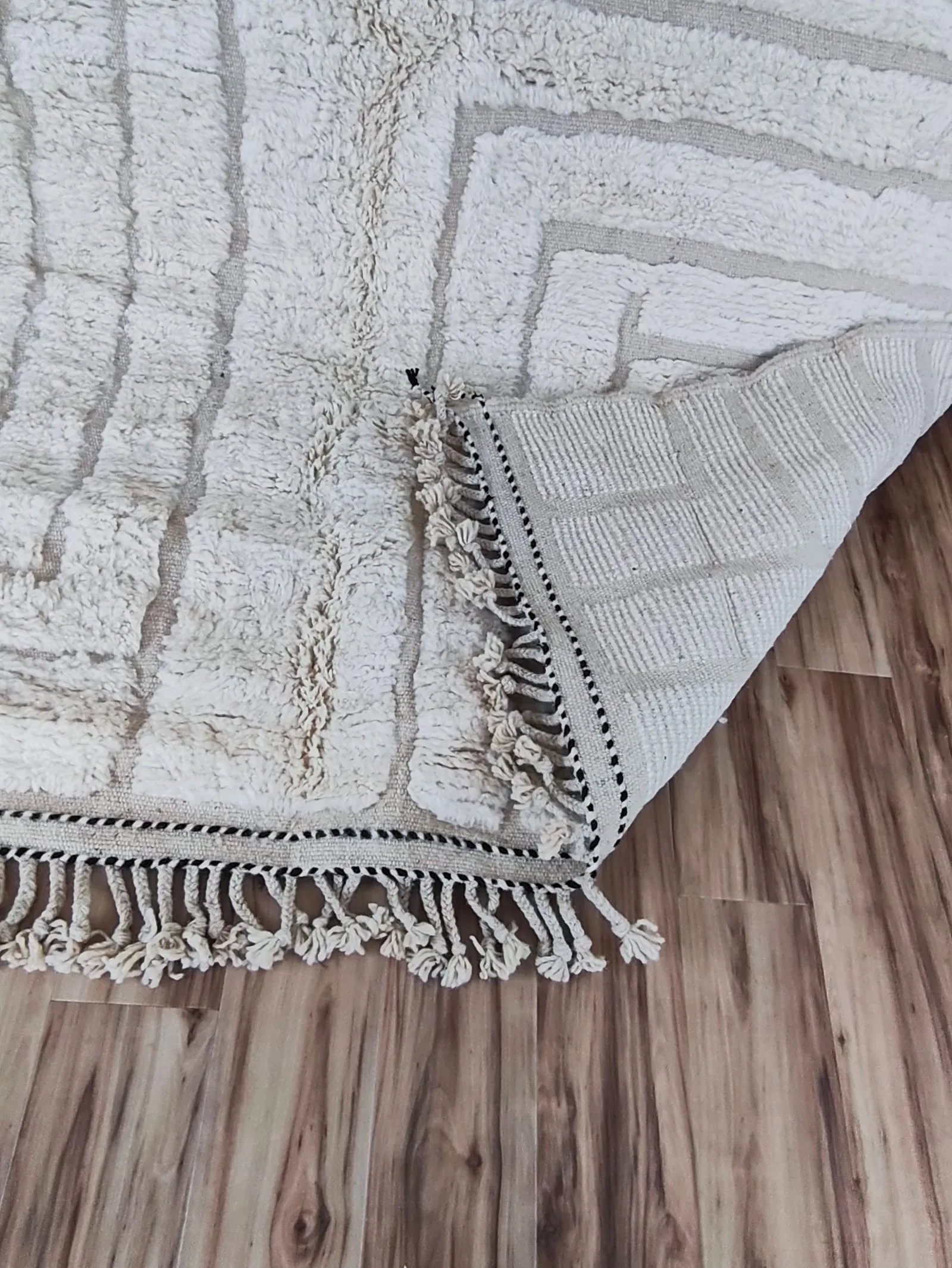 Latifa — Contemporary Moroccan Rug, detail view 5 of 9
