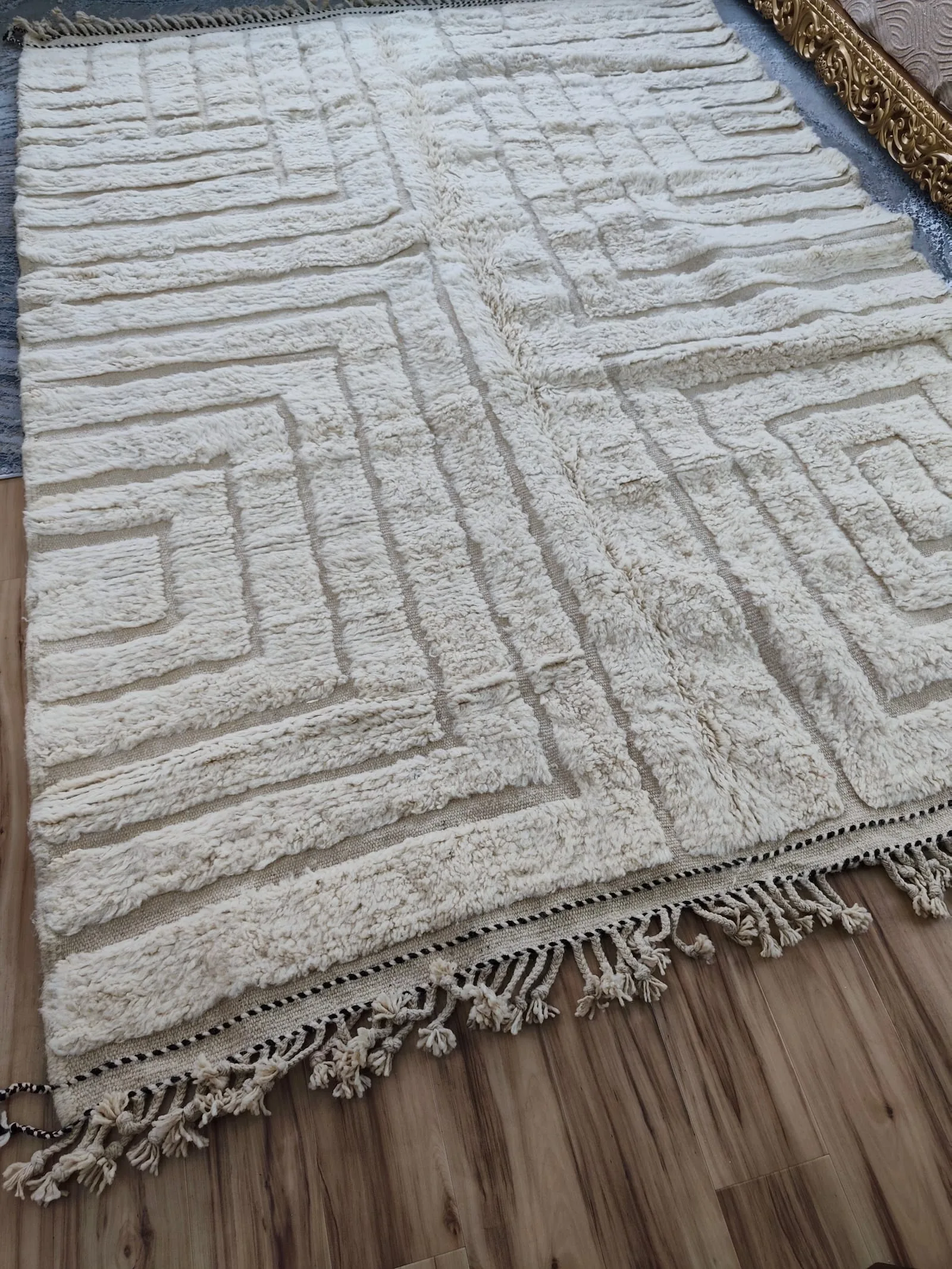 Latifa — Contemporary Moroccan Rug, detail view 6 of 9