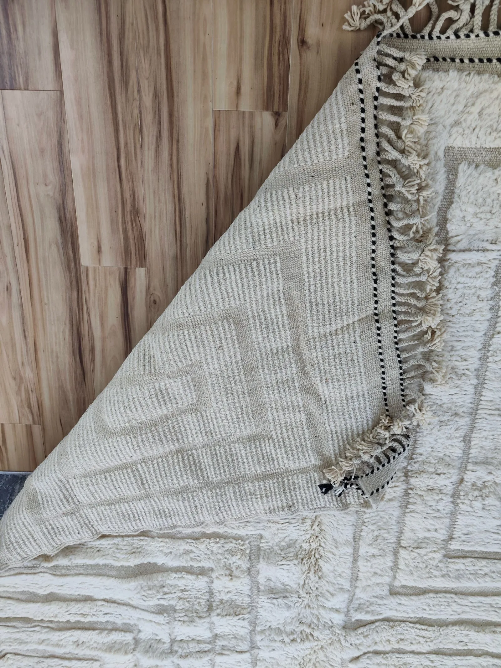 Latifa — Contemporary Moroccan Rug, detail view 9 of 9