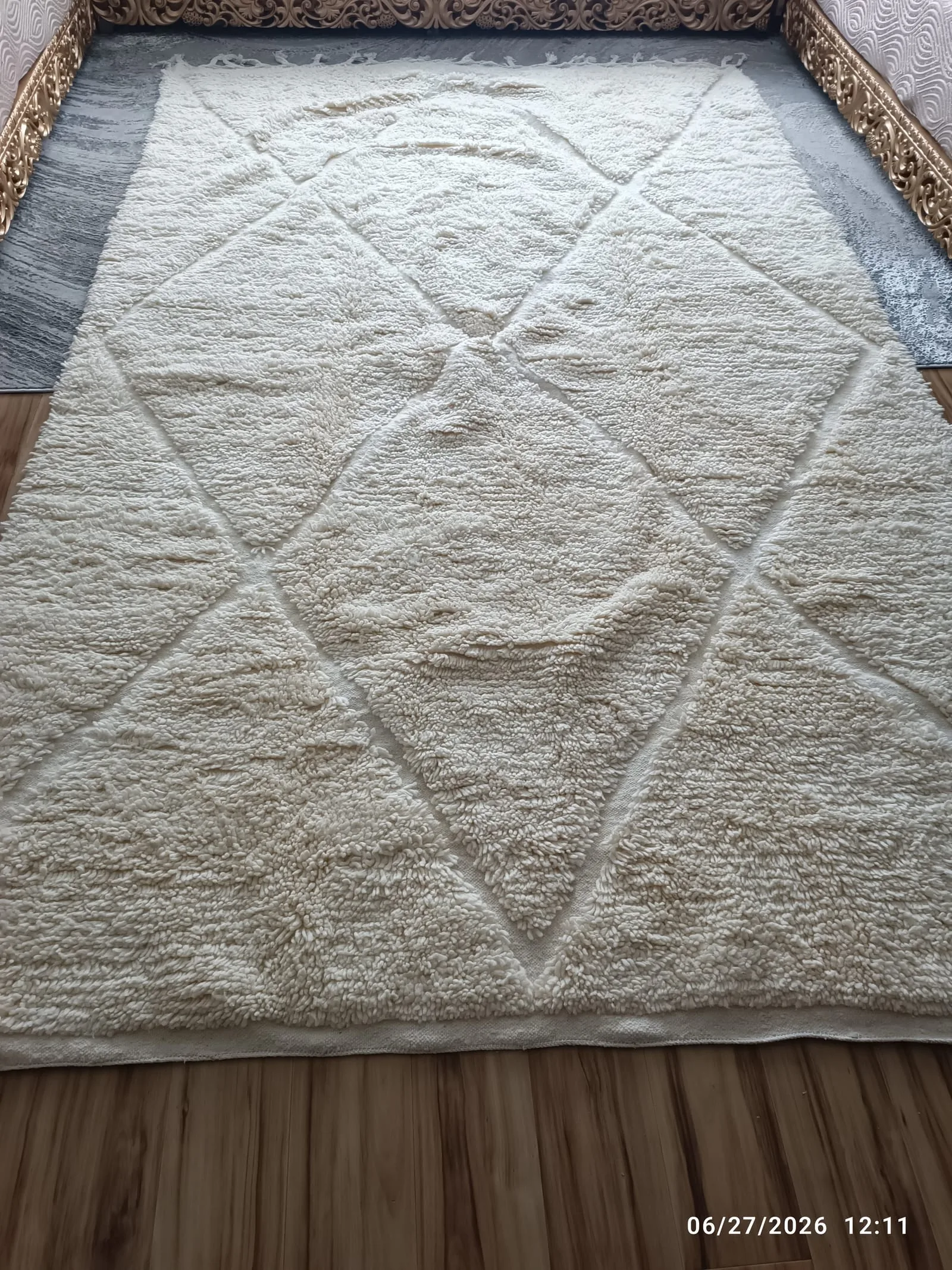 Rachida — Beni Ourain Moroccan Rug, detail view 4 of 9