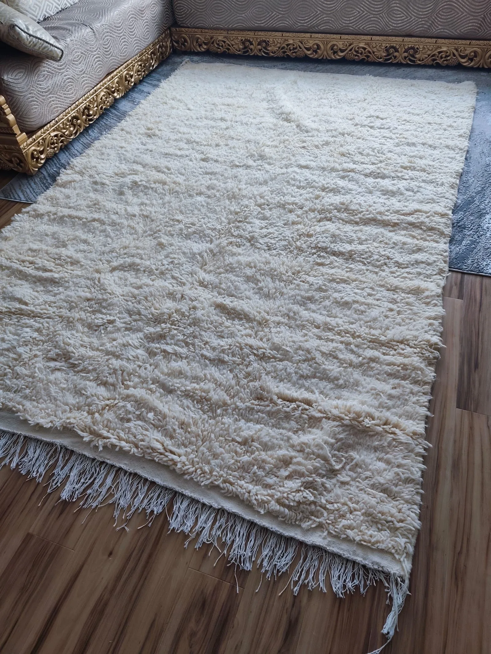 Rachida — Beni Ourain Moroccan Rug, detail view 6 of 9