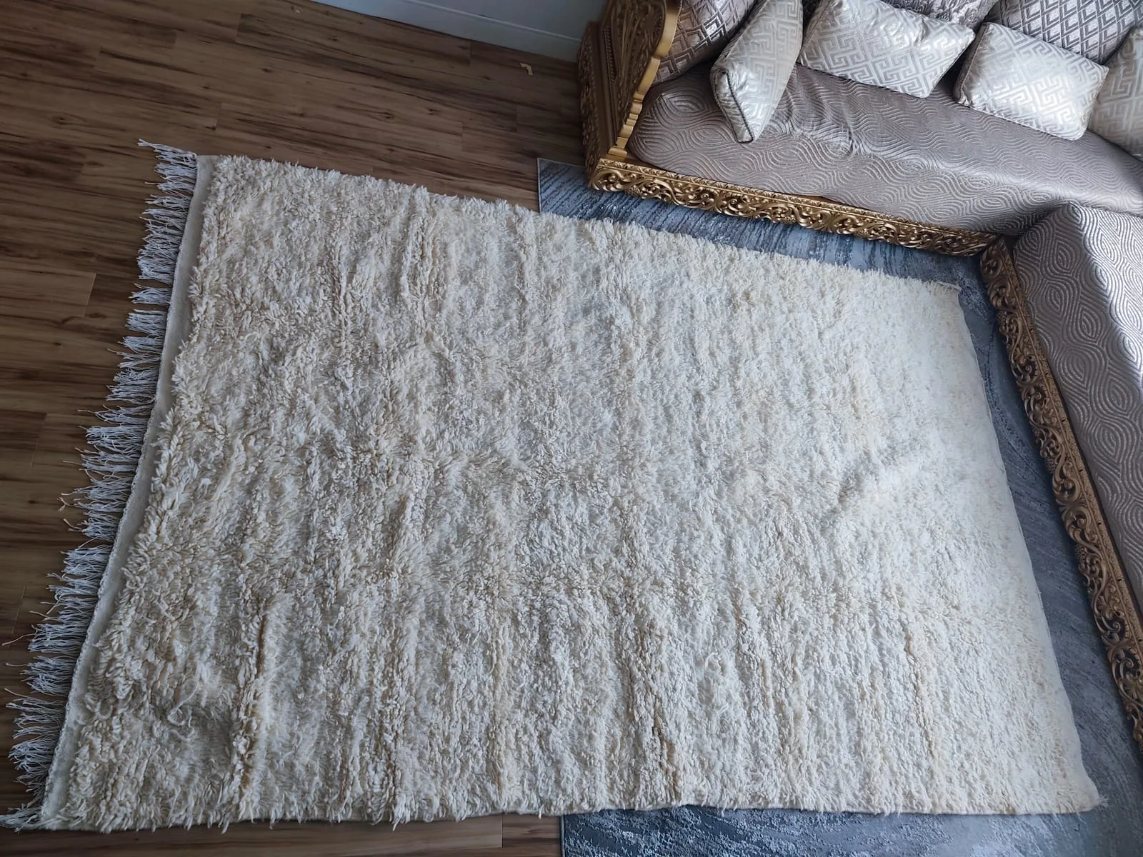 Rachida — Beni Ourain Moroccan Rug, detail view 7 of 9