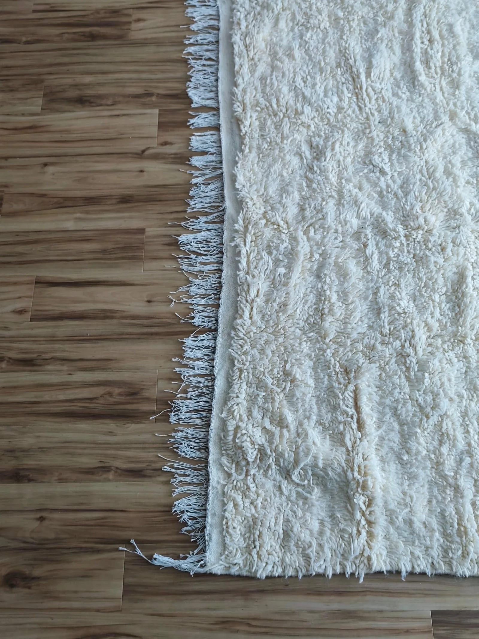 Rachida — Beni Ourain Moroccan Rug, detail view 8 of 9