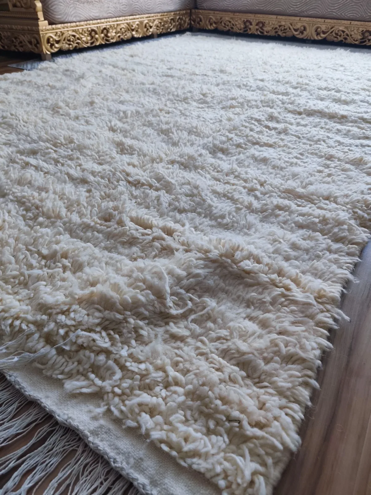 Rachida — Beni Ourain Moroccan Rug, detail view 9 of 9