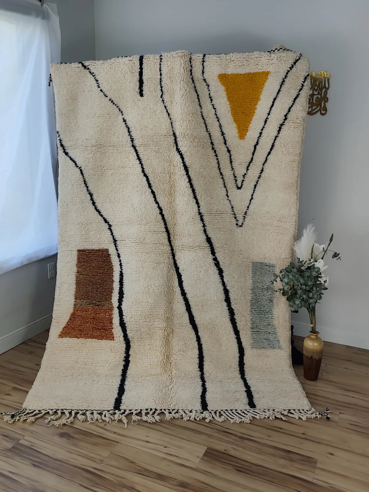 Warda — Contemporary Moroccan Rug, detail view 2 of 12