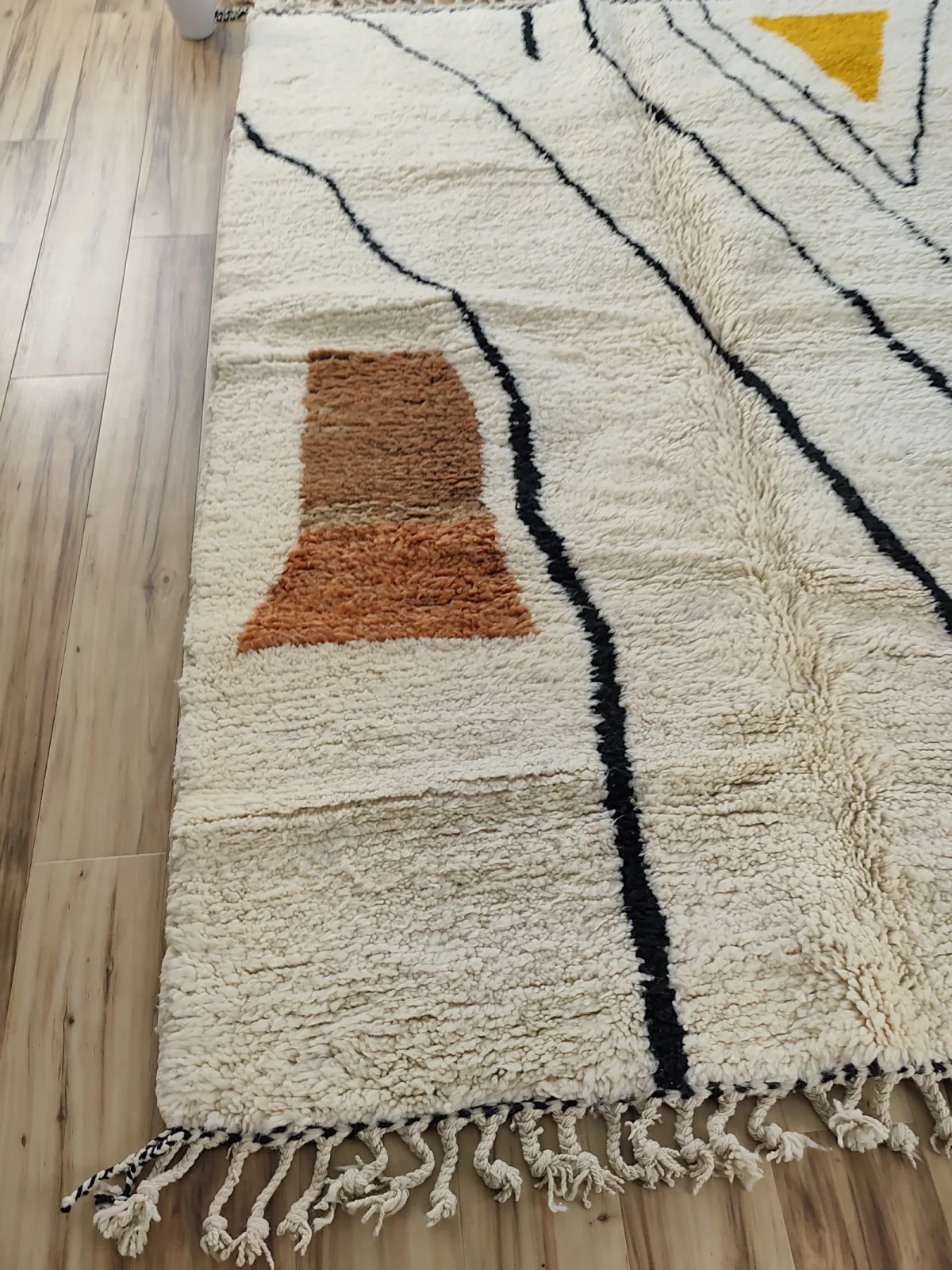 Warda — Contemporary Moroccan Rug, detail view 4 of 12