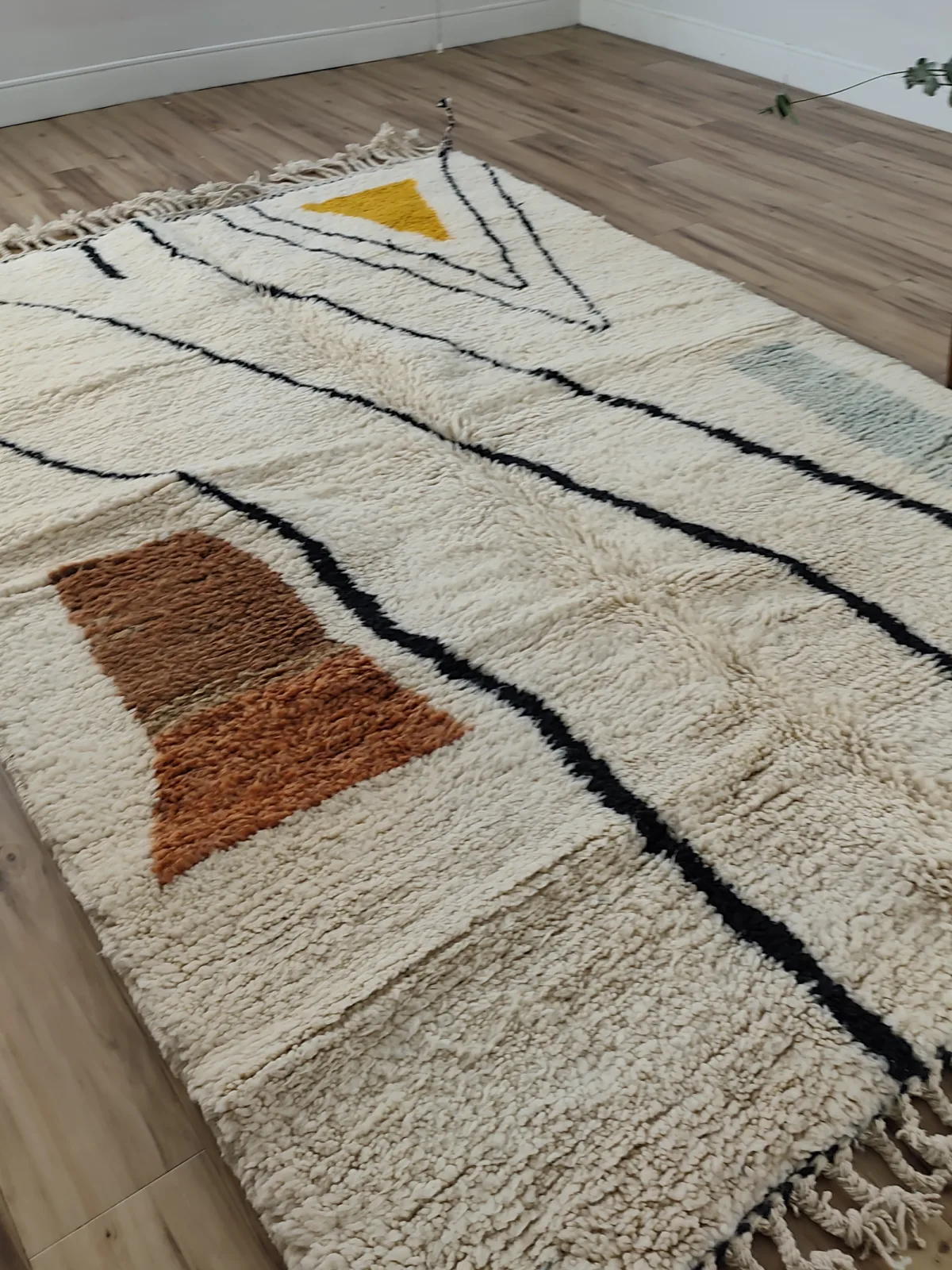 Warda — Contemporary Moroccan Rug, detail view 6 of 12