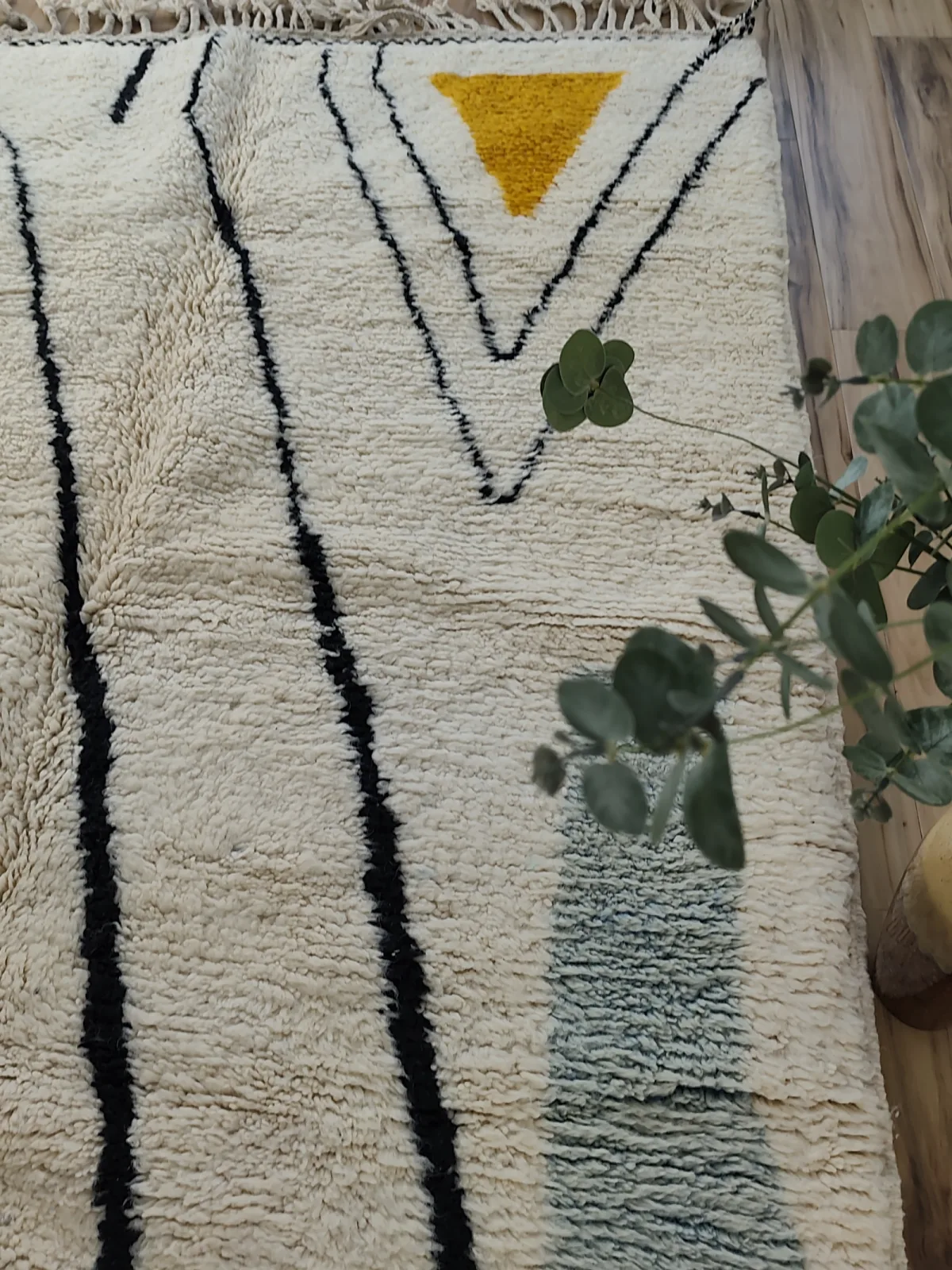 Warda — Contemporary Moroccan Rug, detail view 7 of 12