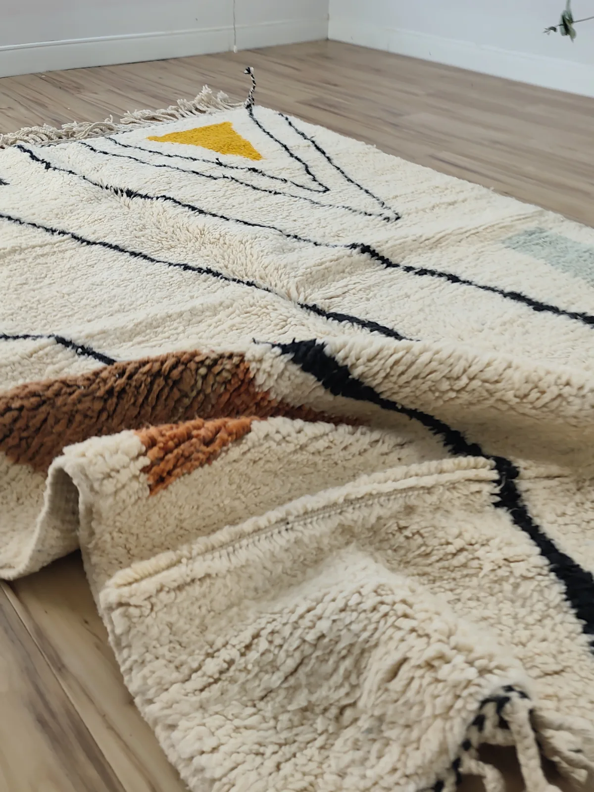 Warda — Contemporary Moroccan Rug, detail view 10 of 12