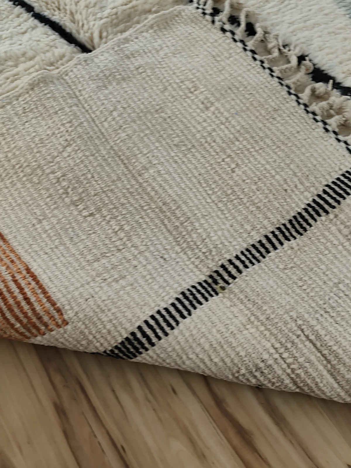 Warda — Contemporary Moroccan Rug, detail view 11 of 12